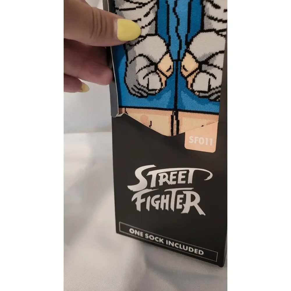 Street Fighter Sagat Crossover Sox Collectible Single Sock One Size Capcom New